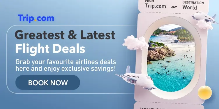 Trip.com flight promotion